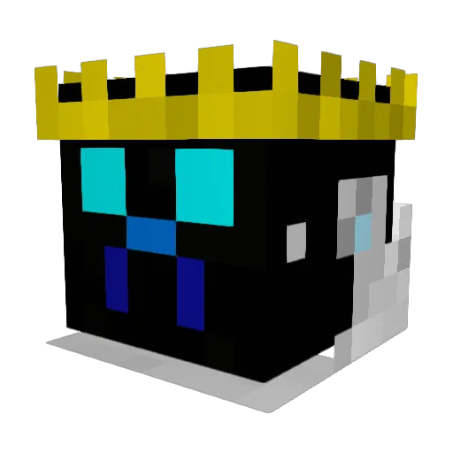 Firerex Minecraft avatar head, 3D render