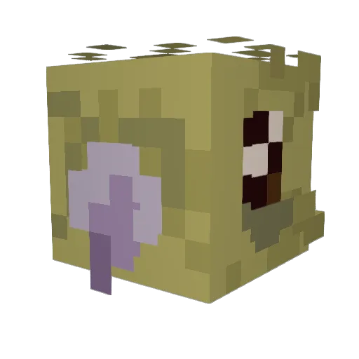 Fireringirl Minecraft avatar head, 3D render