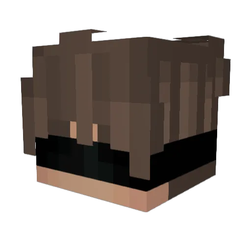 Firescythe Minecraft avatar head, 3D render