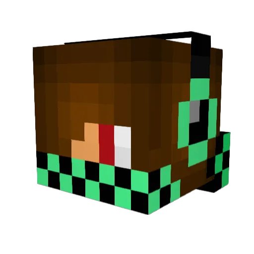 Firesmasher1612 Minecraft avatar head, 3D render
