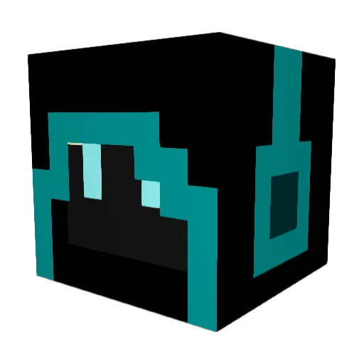 Firest0rming Minecraft avatar head, 3D render