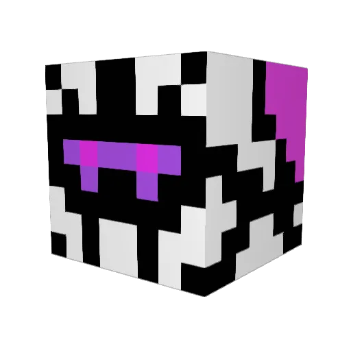 Firest12 Minecraft avatar head, 3D render