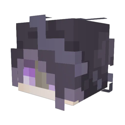 Firestar1031 Minecraft avatar head, 3D render