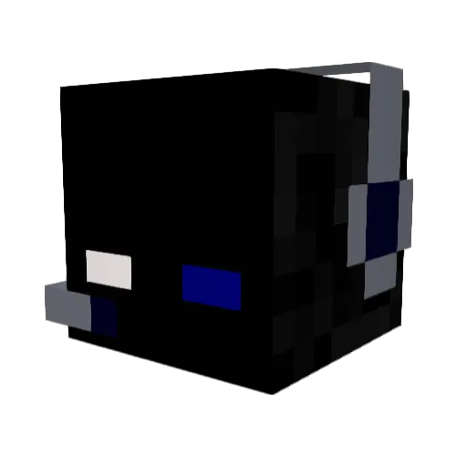 Firestar_48 Minecraft avatar head, 3D render