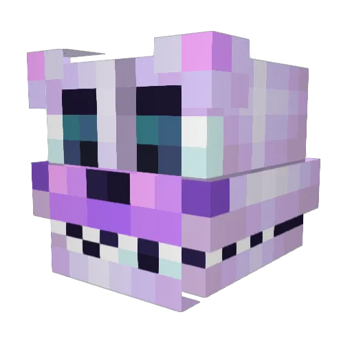Firestar_YT Minecraft avatar head, 3D render