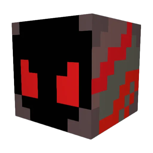 Firestorm3600 Minecraft avatar head, 3D render