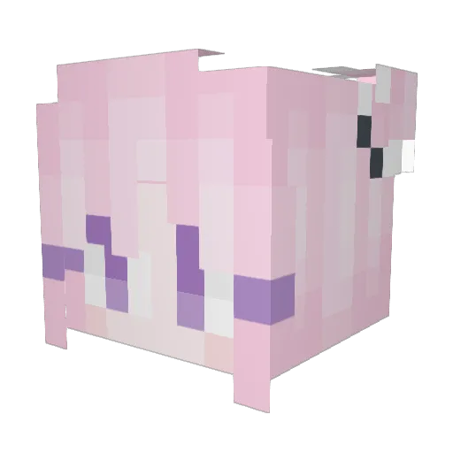 Firestryfe Minecraft avatar head, 3D render