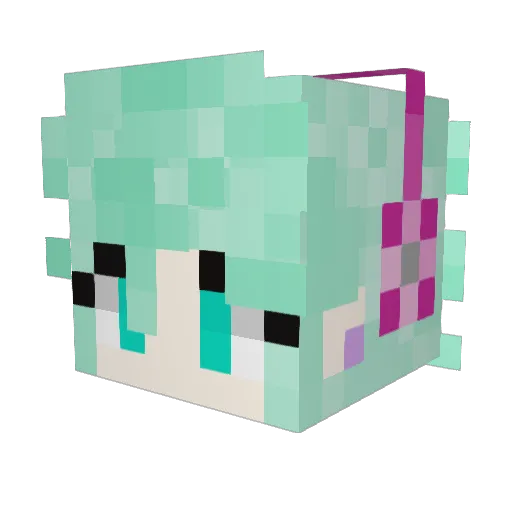 Firewatch142 Minecraft avatar head, 3D render