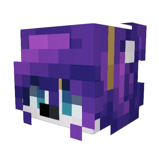 Firewater91 Minecraft avatar head, 3D render