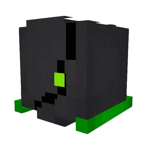 Firios11 Minecraft avatar head, 3D render