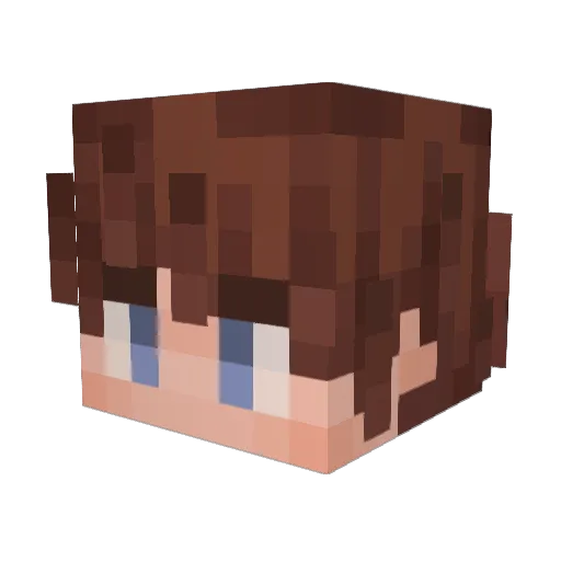 FirmanGG Minecraft avatar head, 3D render
