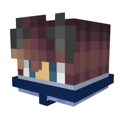 Firmerplay Minecraft avatar head, 3D render