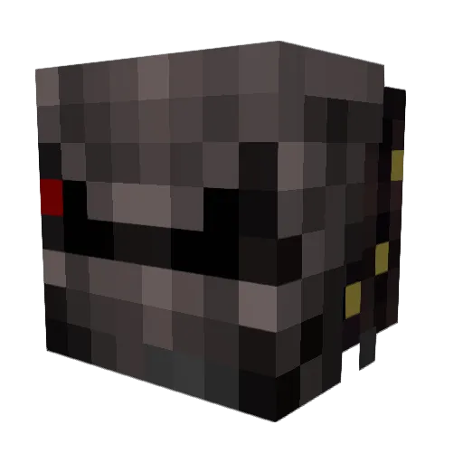Firox24 Minecraft avatar head, 3D render