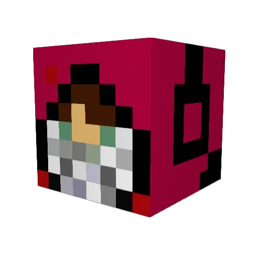 FirozOD Minecraft avatar head, 3D render