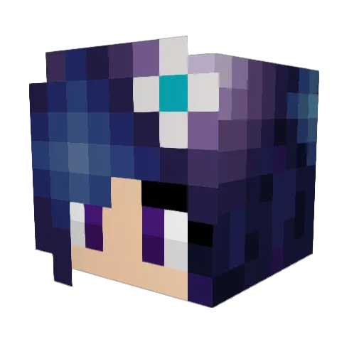 FirstCheater Minecraft avatar head, 3D render