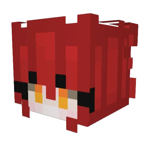 FirstKunG_1999 Minecraft avatar head, 3D render
