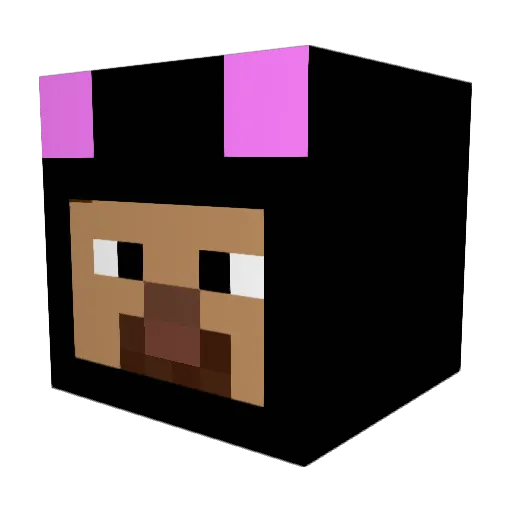 FirstLid Minecraft avatar head, 3D render