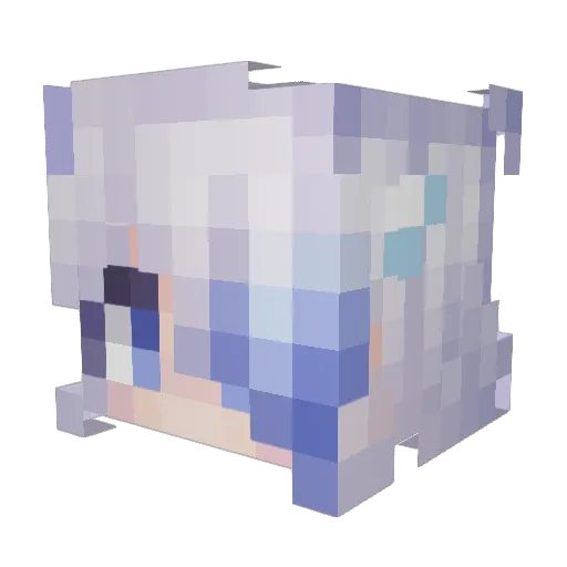 FirstLoveAgain Minecraft avatar head, 3D render