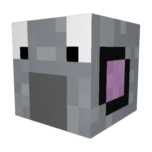 FirstNite Minecraft avatar head, 3D render
