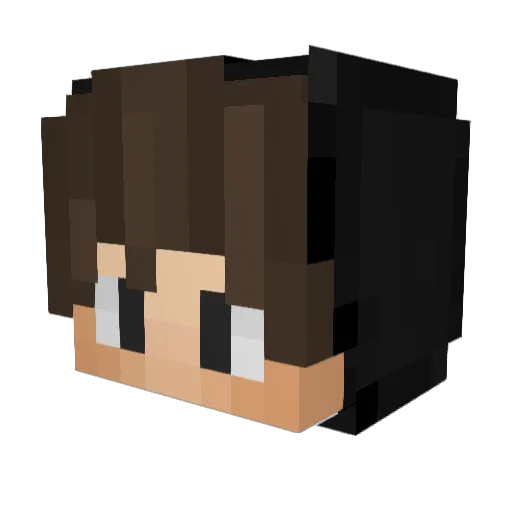 FirstTekin Minecraft avatar head, 3D render