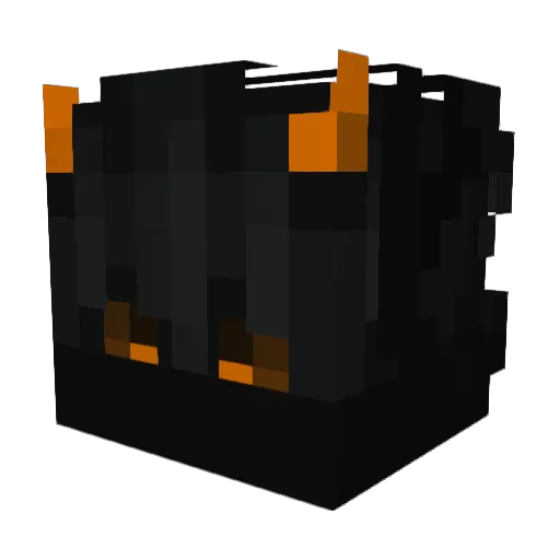 FirstTry_ Minecraft avatar head, 3D render