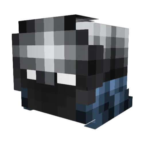 FirstTrys Minecraft avatar head, 3D render