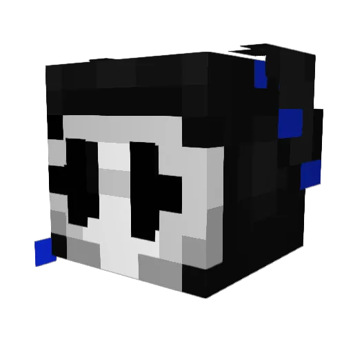 Firstroy Minecraft avatar head, 3D render