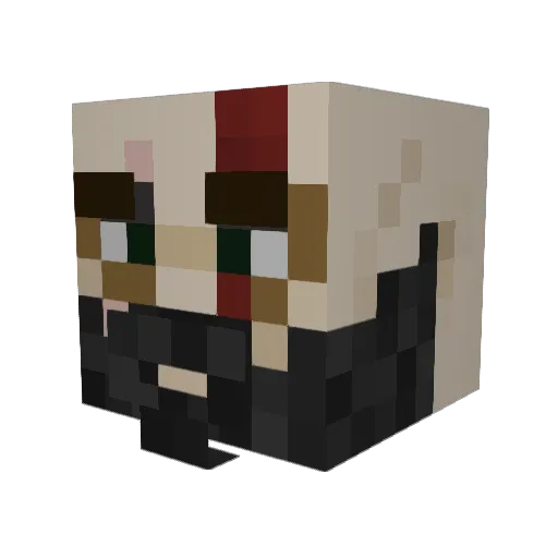 Firthy2k21 Minecraft avatar head, 3D render
