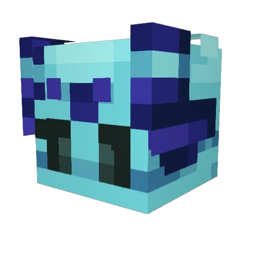 Fischmael Minecraft avatar head, 3D render