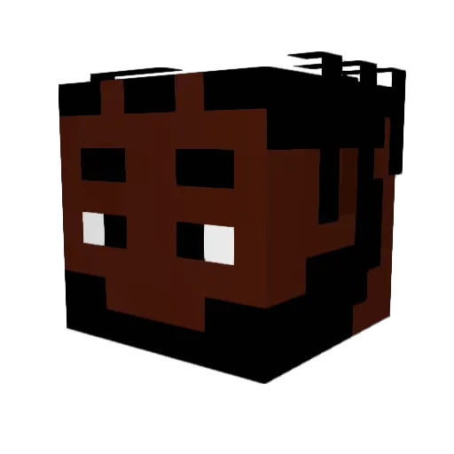 FishEatsCarrot Minecraft avatar head, 3D render