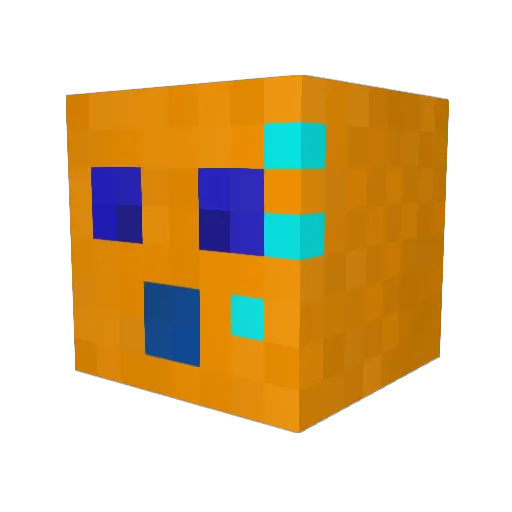 FishFella7 Minecraft avatar head, 3D render
