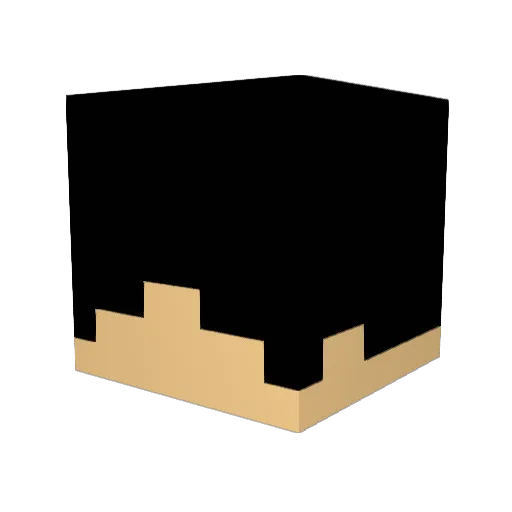 FishFood03 Minecraft avatar head, 3D render