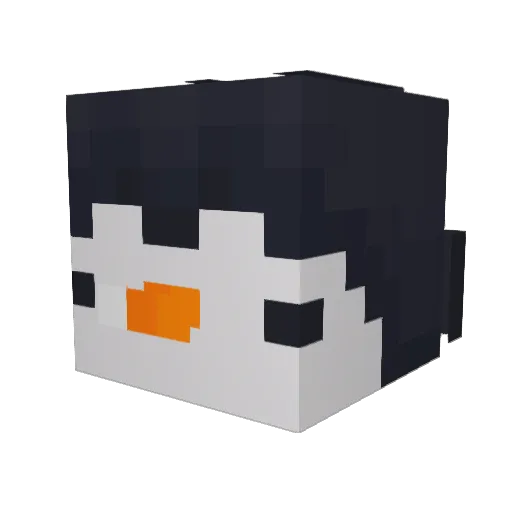 FishSawse Minecraft avatar head, 3D render