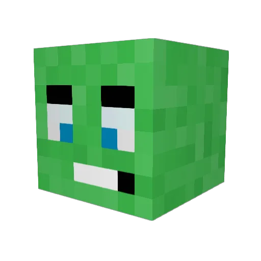 FishSticz Minecraft avatar head, 3D render