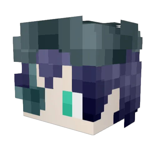 Fish_SDSF Minecraft avatar head, 3D render