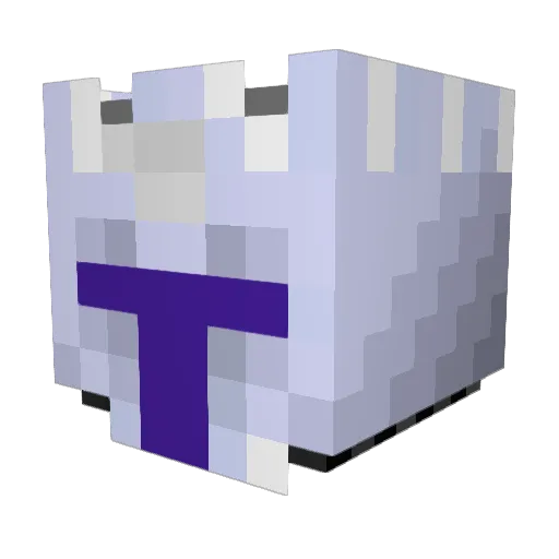 FishaanChips Minecraft avatar head, 3D render