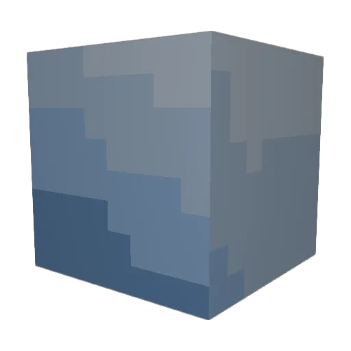 Fisher2911 Minecraft avatar head, 3D render