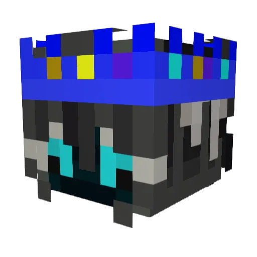 FisherRedstone Minecraft avatar head, 3D render