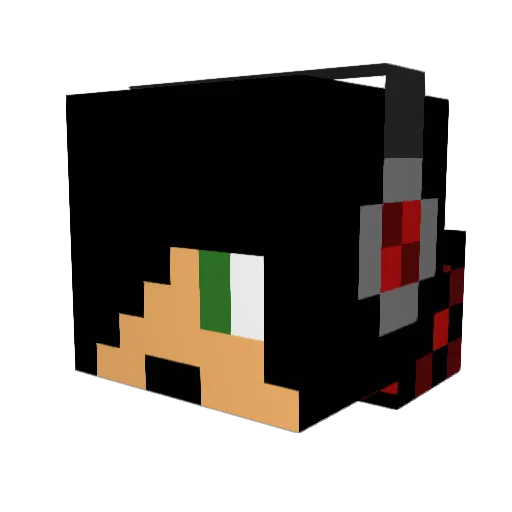 Fisher_ss Minecraft avatar head, 3D render