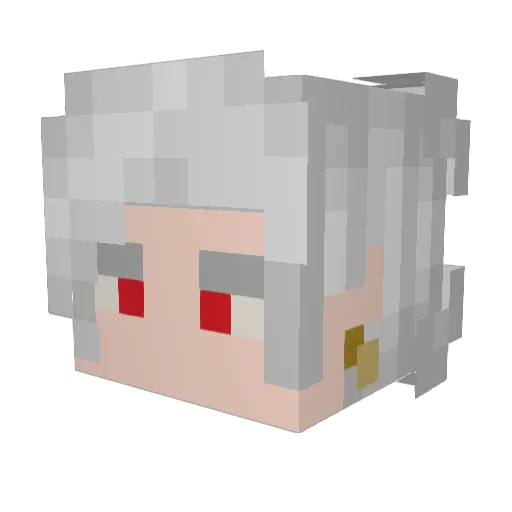 Fisherman_Brando Minecraft avatar head, 3D render