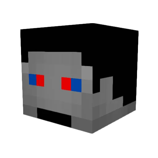 Fishgeorge1 Minecraft avatar head, 3D render