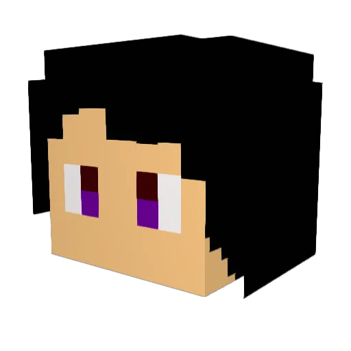 Fishinnnnngrod Minecraft avatar head, 3D render