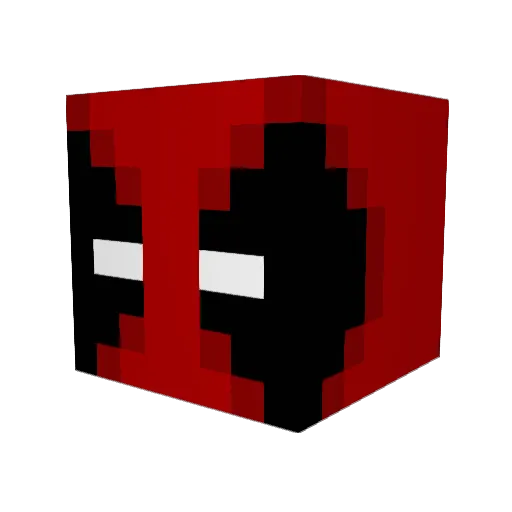 Fisholin Minecraft avatar head, 3D render