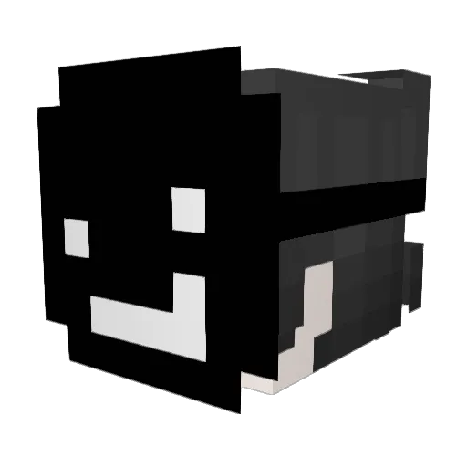 FishpoljaVR Minecraft avatar head, 3D render