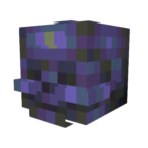 Fishsc4les Minecraft avatar head, 3D render