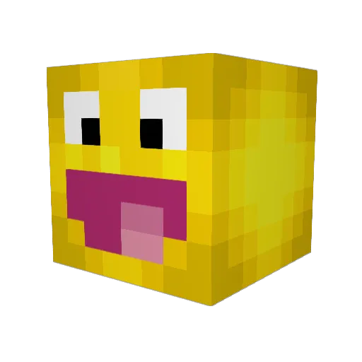 Fishstick2003 Minecraft avatar head, 3D render