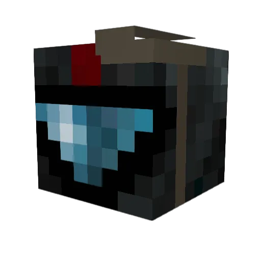 Fishy1450 Minecraft avatar head, 3D render