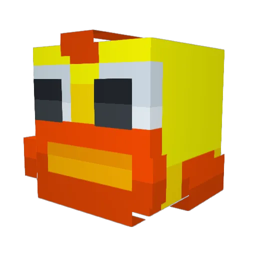 Fishy5243 Minecraft avatar head, 3D render
