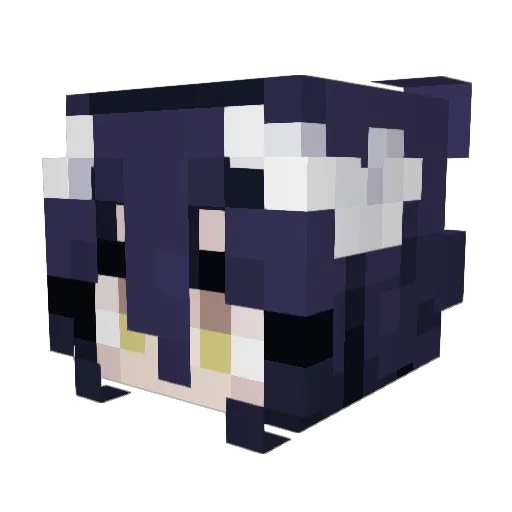 FishyBruh Minecraft avatar head, 3D render