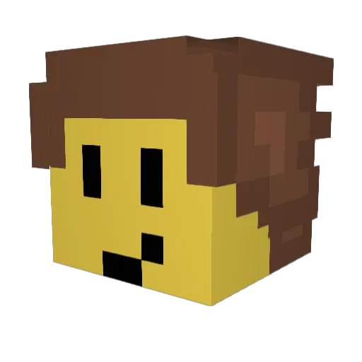 FishyCola7 Minecraft avatar head, 3D render